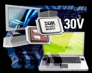 IR�Ƴ�������ܶ�30V DirectFET MOSFETϵ��