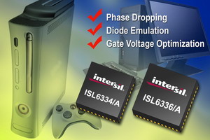 用于英特爾核處理器應用的、業內最高效率及瞬態性能的四相和六相PWM控制器