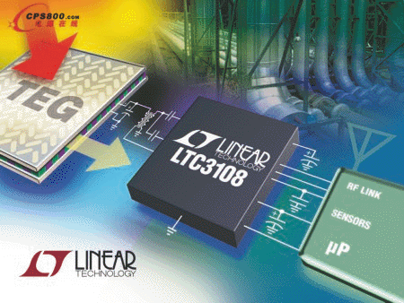 凌力爾特面向能量收集應用的超低20mV升壓型轉換器LTC3108