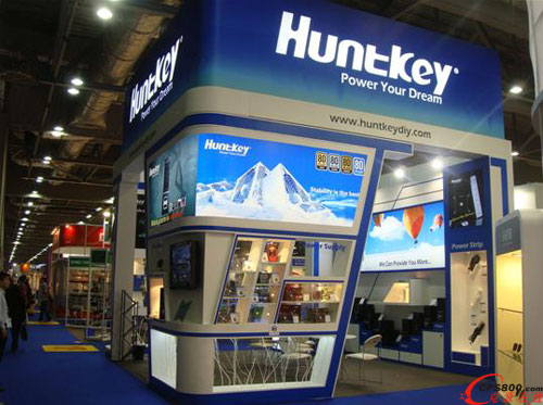 位于Hall 10,10P02的航嘉藍(lán)色展臺