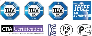 TÜV南德意志集團全面的電池認證服務項目