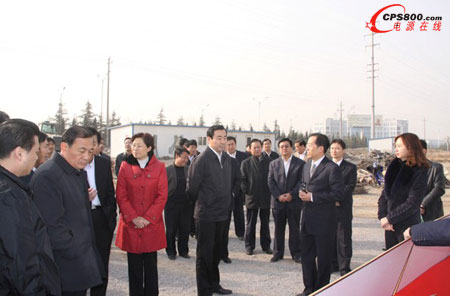 章丘市領(lǐng)導(dǎo)調(diào)研考察博奧斯光伏產(chǎn)業(yè)基地