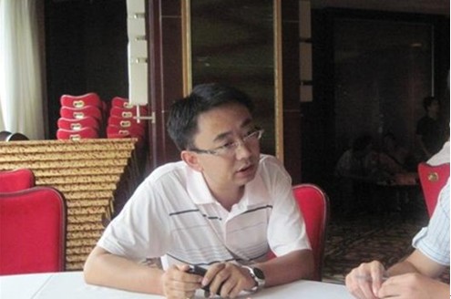 蘭州力天電子總經(jīng)理王俊強接受記者采訪