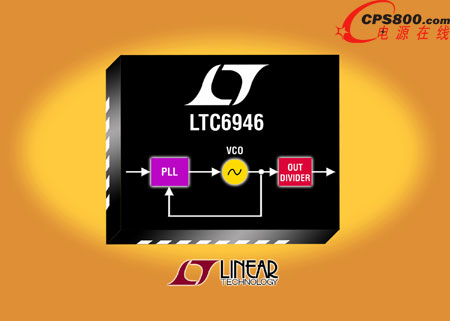 具集成型VCO的高性能整數(shù)N頻率合成器系列器件LTC6946