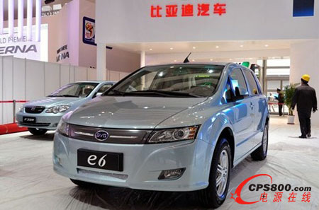 比亞迪新款豪華純電動乘用車E6