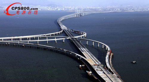 柏克UPS為世界上最長的跨海大橋提供電力保障