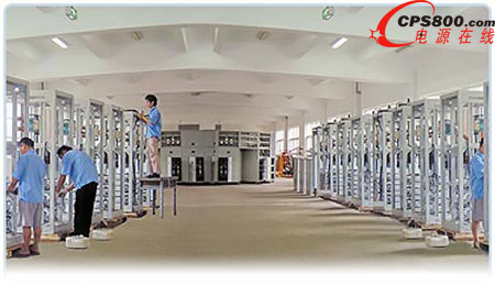 上海潘登新電源公司生產車間