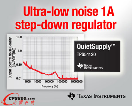 德州儀器創新型1A電源轉換器可顯著降低噪聲