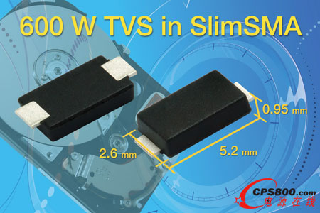 采用SlimSMA™封裝的新系列表面貼裝TransZorb® TVS