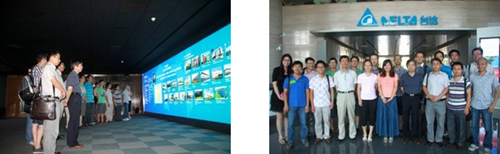 培訓(xùn)班學(xué)員參觀上海臺(tái)達(dá)產(chǎn)品展示、培訓(xùn)班學(xué)員參觀上海臺(tái)達(dá)產(chǎn)業(yè)園區(qū)