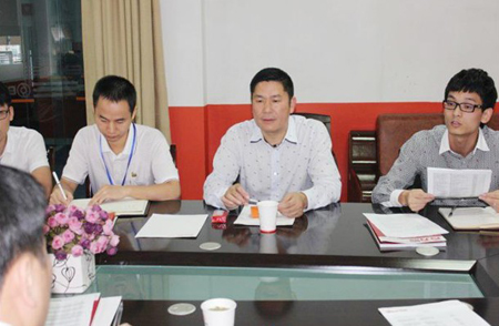 中國建設銀行溫州分行行長諸葛衍權調研百方網