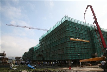 上海鷹峰電子新廠房正式封頂