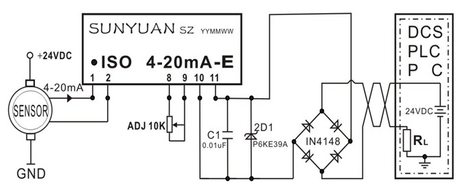 有源型傳感器輸出(有源)信號控制(有源)負載