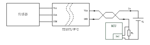 TS107L-F-2兩線制信號(hào)隔離方案