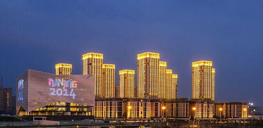 青奧村亮化采用LED燈 節能省電打造夢幻“燈光秀”