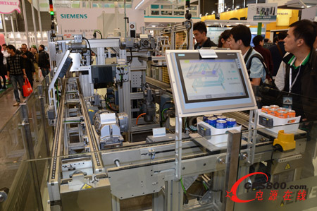 西門子在2014中國國際工業(yè)博覽會上展出數(shù)字化傳送解決方案