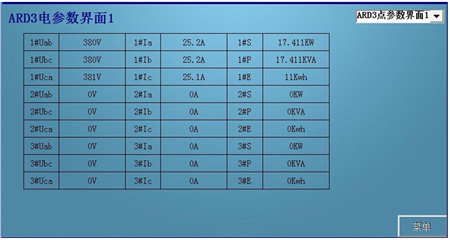 ARD3數(shù)據(jù)顯示界面