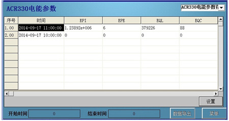 ACR330ELH電能參數(shù)存盤