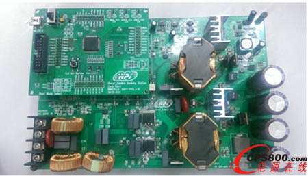 大聯大世平基于 TI C2000 200W 微型逆變器方案照片