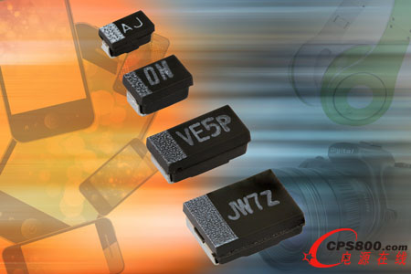 Vishay新款超薄固鉭SMD模塑片式電容器可有效節(jié)省空間