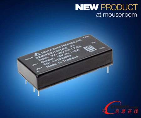 Mouser率先供貨Delta S24SP單輸出DC/DC轉換器