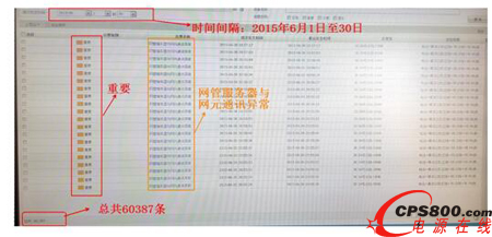 某西北光伏電站監控后臺告警界面