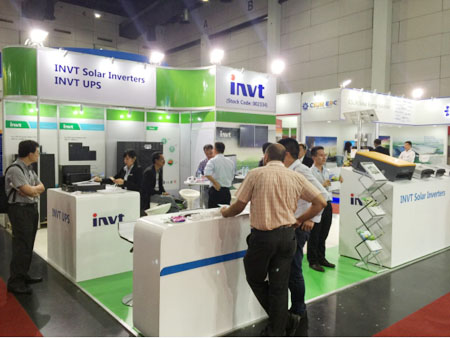 英威騰亮相泰國可再生能源展,向泰國著名廟宇捐贈光伏逆變器