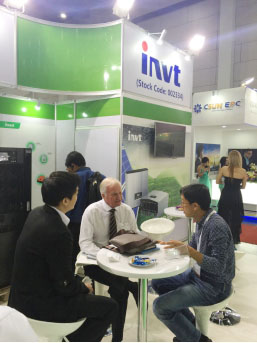 英威騰亮相泰國可再生能源展,向泰國著名廟宇捐贈光伏逆變器