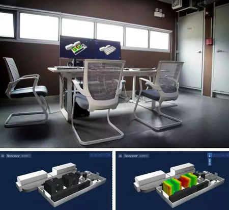 T-block數(shù)據(jù)中心辦公區(qū)域和遠程管控系統(tǒng)