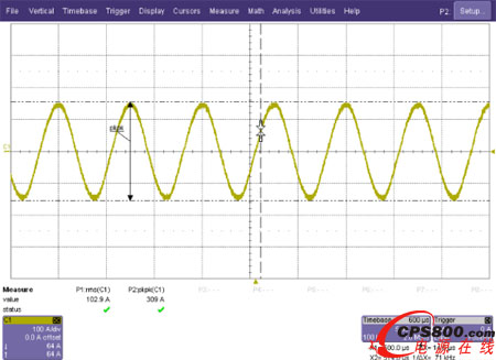 電機相電流波形