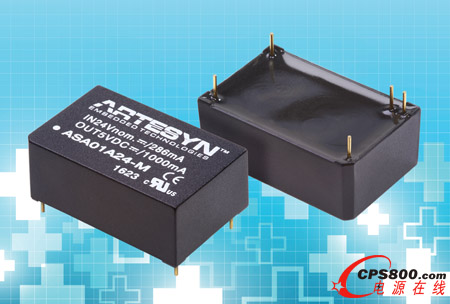 雅特生科技推出符合醫療設備安全規定的全新6W直流/直流電源轉換器系列