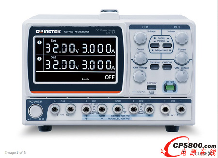 固緯電子推出GPE-X323C系列高分辨率線性直流電源供應(yīng)器