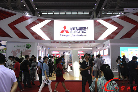 三菱電機CIOE光電展現場