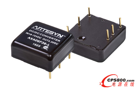 雅特生科技推出全新系列適用于工業產品和加固型電子設備的25W高密度直流/直流電源轉換器