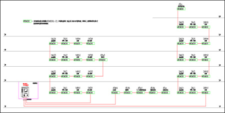 電氣火災監控系統拓撲圖