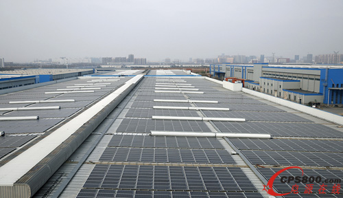 陽光電源開發建設的合肥安得物流屋頂光伏電站