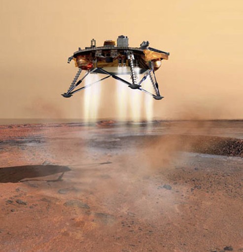 機遇號登陸火星模擬圖