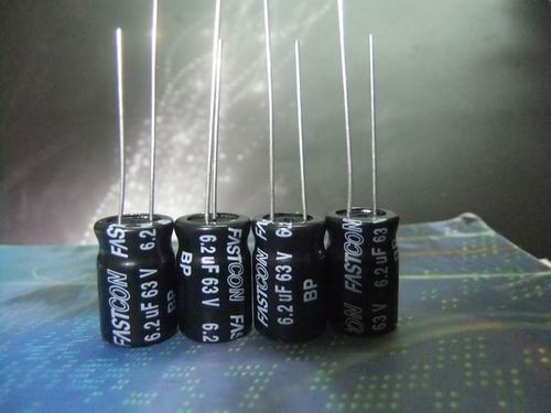FASTCON分頻無極性電容器BP6.2UF63V  10X15